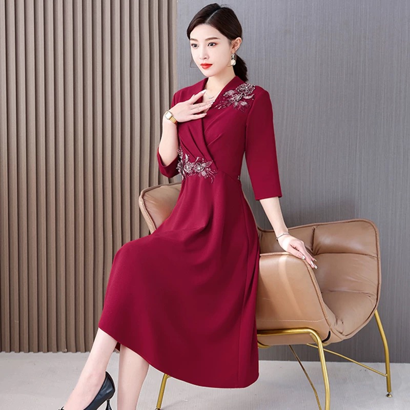 Ao Dai Vietnam Dress - Kadın Aodai Vietnam Cheongsam Etnik Tarzı
