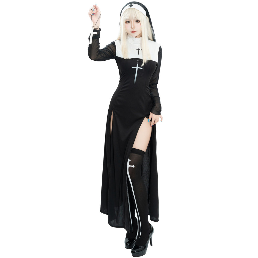Ethnic Fashion Dress - Maria Nun Kostüm Elbisesi Sahne Performansı