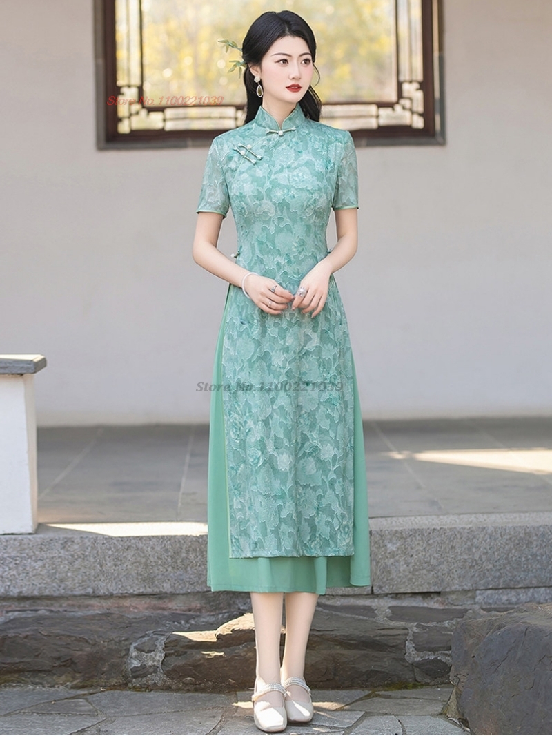 Ao Dai Vietnam Dress - ﻿ 2026 vietnam geleneksel aodai elbise