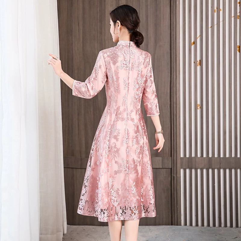 Zarif Kadın Aodai Vietnam Cheo - Ao Dai Vietnam Dress incelemesi ve fiyatı