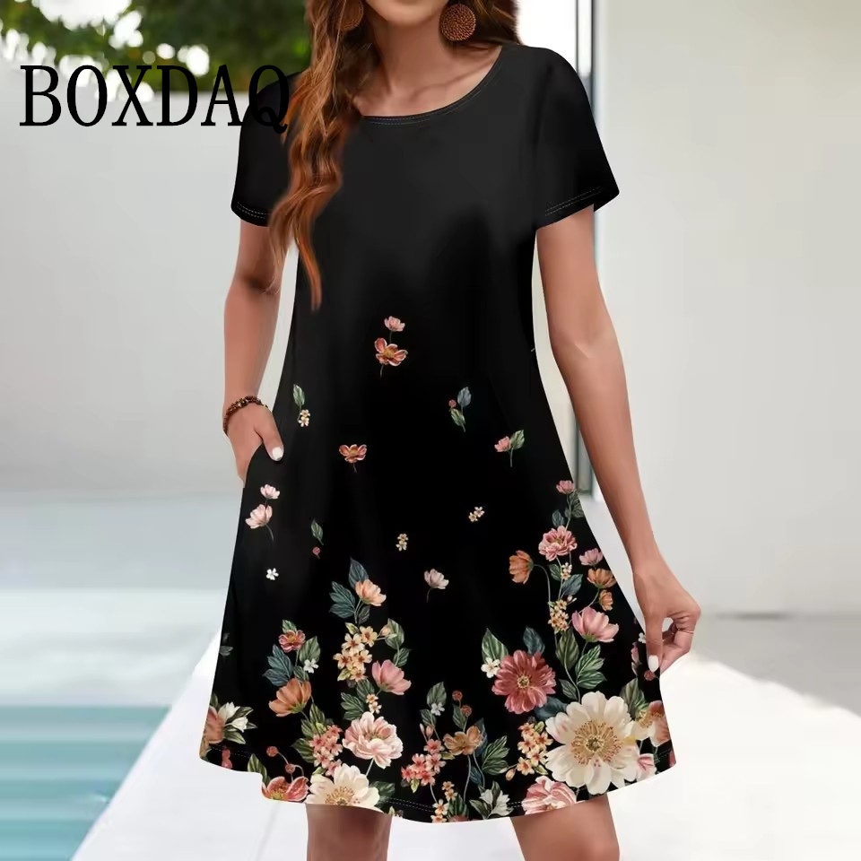Kadın Rahat Sundress Gevşek Ce - Ethnic Fashion Dress incelemesi ve fiyatı