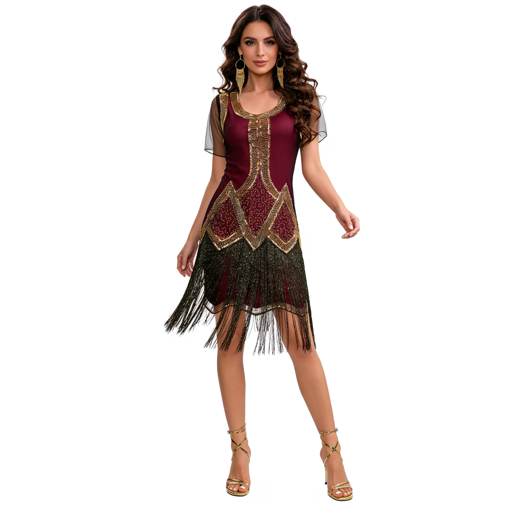 Retro 1920'ler Payet Elbise Ko - Ethnic Fashion Dress incelemesi ve fiyatı