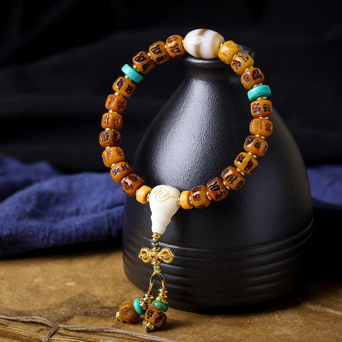 Kemik Oymalı Altı Kelimeli Man - Ethnic Fashion Way incelemesi ve fiyatı