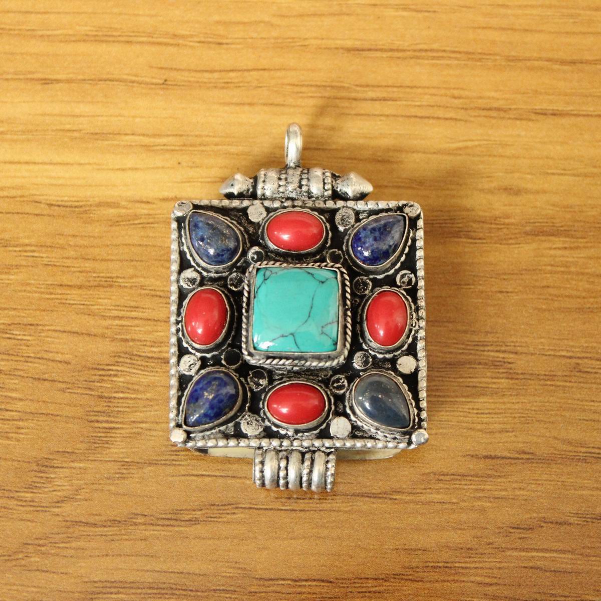 PN257 Etnik Tibet Gümüş Metal  - Ethnic Fashion Store incelemesi ve fiyatı
