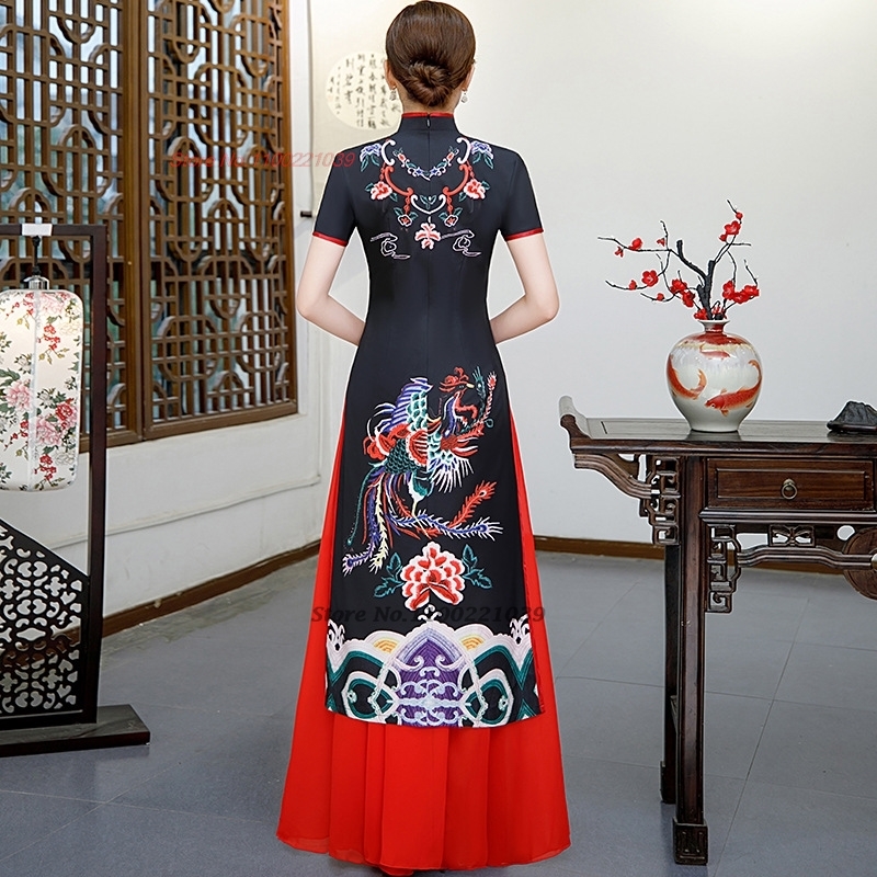2026 Çin geliştirilmiş qipao e - Ao Dai Vietnam Dress incelemesi ve fiyatı