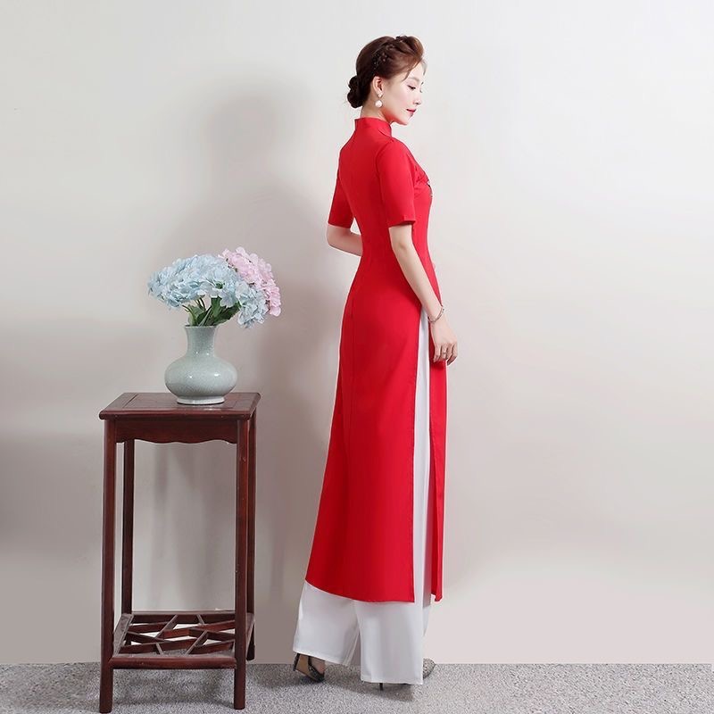 Yaz Kadın Geleneksel Vietnam A - Ao Dai Vietnam Dress incelemesi ve fiyatı