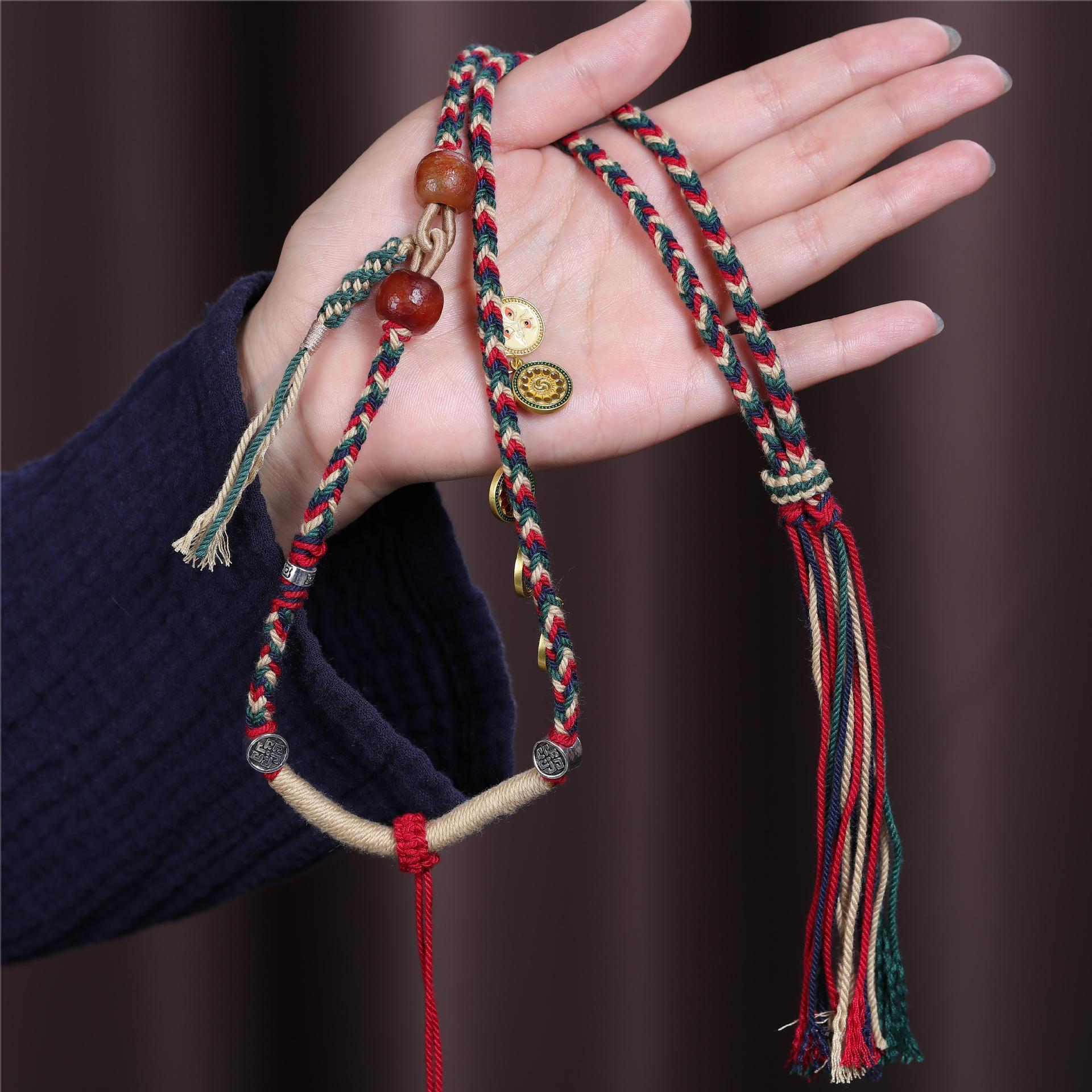Tibet Beş Yollu Renkli Kolye A - Ethnic Fashion Way incelemesi ve fiyatı