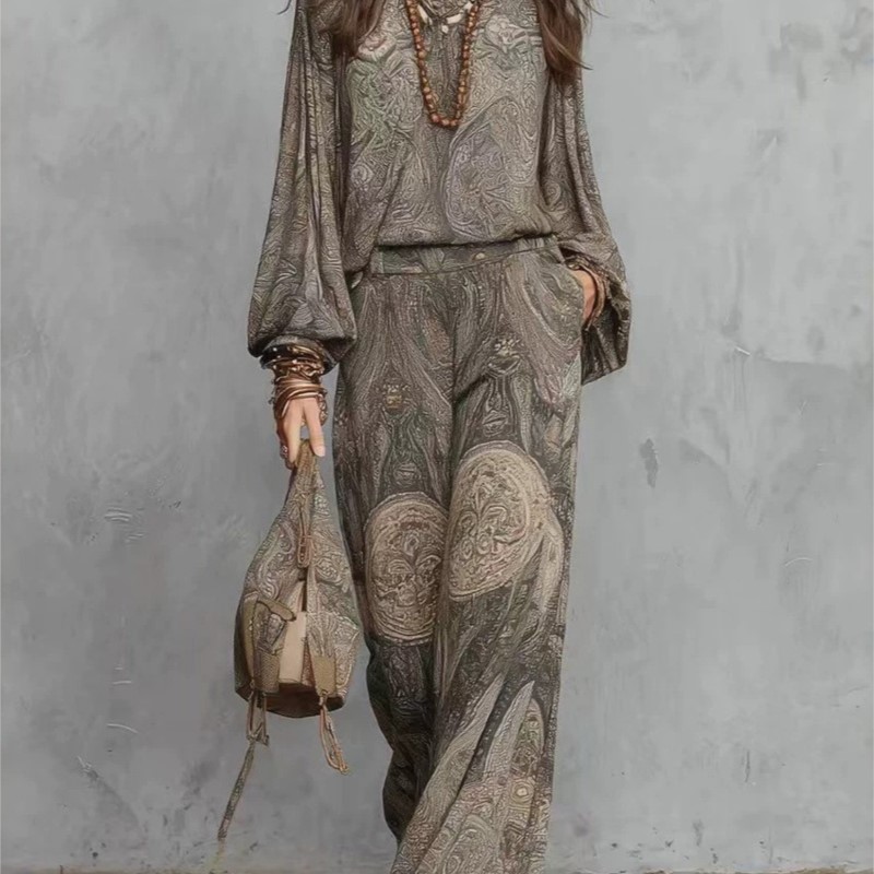 Boho Paisley Desenli İki Parça - Ethnic Fashion Collection incelemesi ve fiyatı