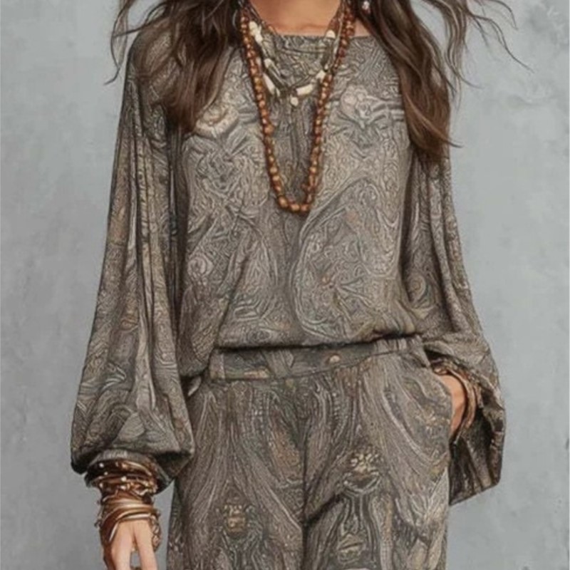 Boho Paisley Desenli İki Parça - Ethnic Fashion Collection incelemesi ve fiyatı