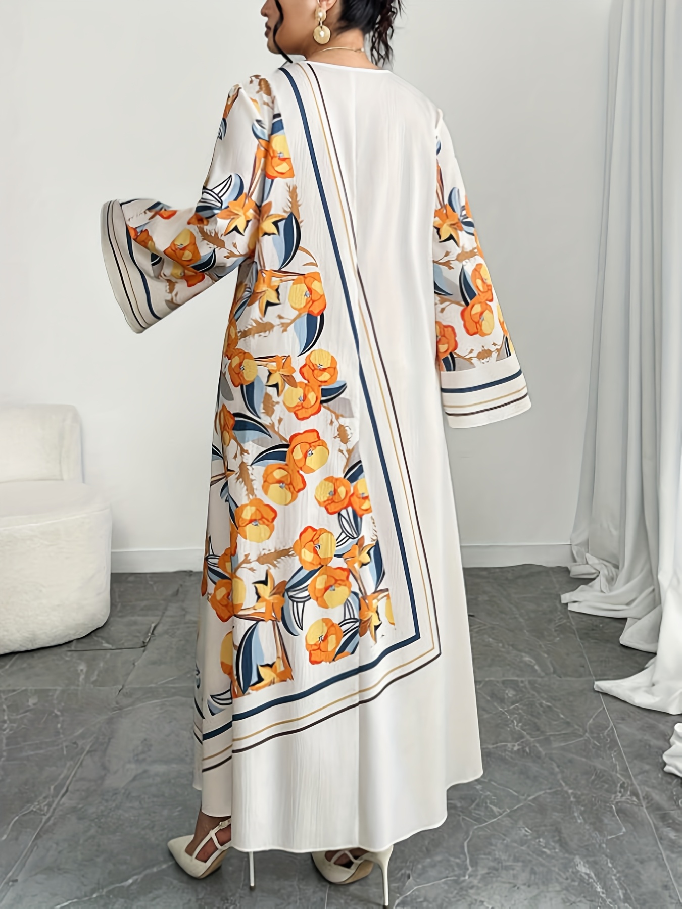 Büyük Beden Modaya Uygun Kadın - Ethnic Fashion Dress incelemesi ve fiyatı