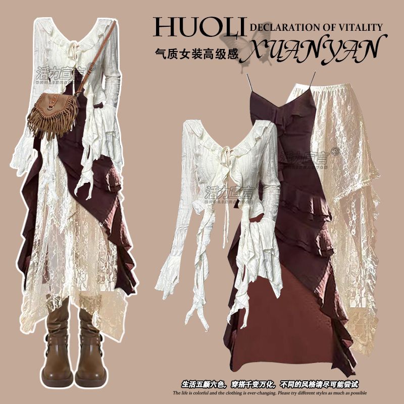 Sonbahar Yeni Düzensiz Kesim İ - Ethnic Fashion Dress incelemesi ve fiyatı