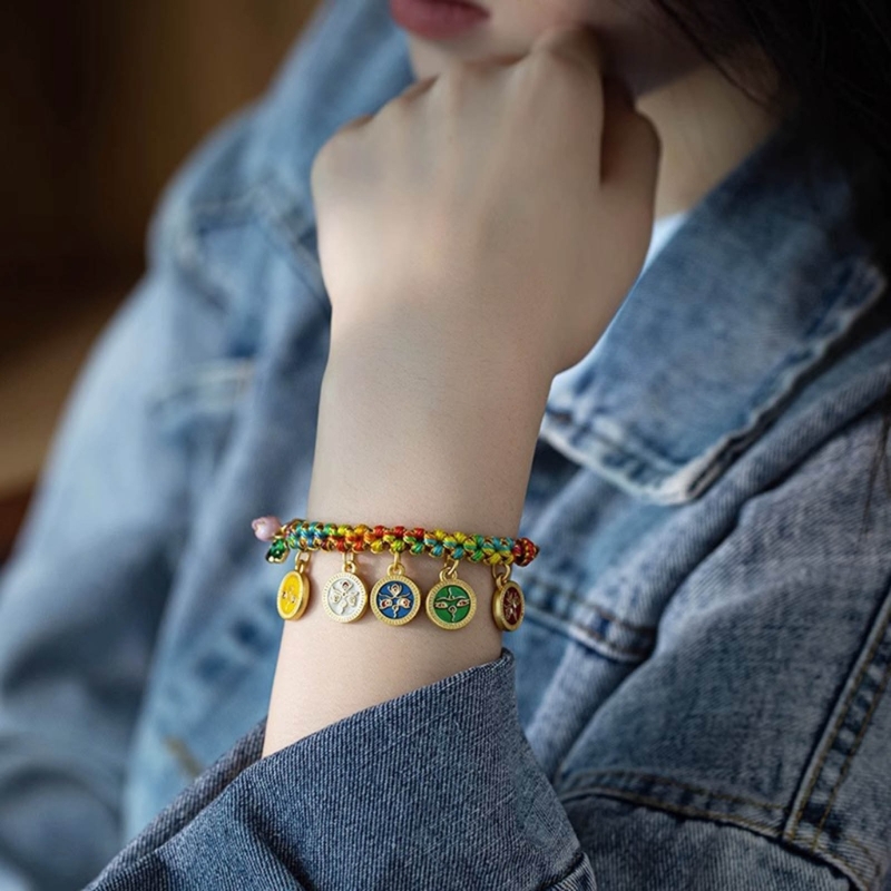 El yapımı tibet bilezik renkli - Ethnic Fashion Way incelemesi ve fiyatı