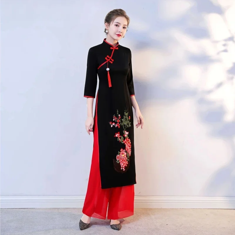 2026 Vietnam Ao Dai Cheongsam  - Ao Dai Vietnam Dress incelemesi ve fiyatı