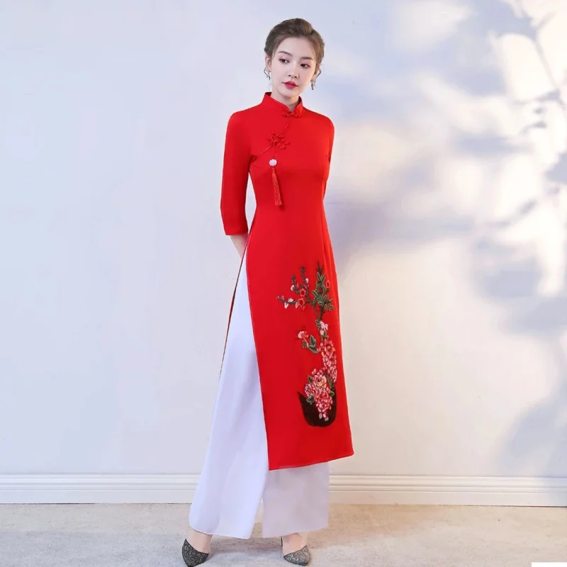 2026 Vietnam Ao Dai Cheongsam  - Ao Dai Vietnam Dress incelemesi ve fiyatı